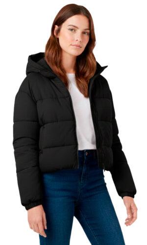 Chamarra Capitonada Mujer Crop Sa2166