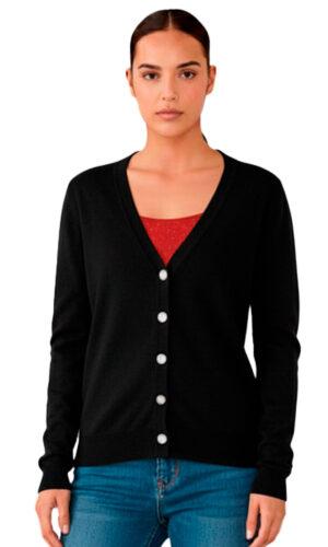 Suéter Mujer Rosa Algodón Sr3081