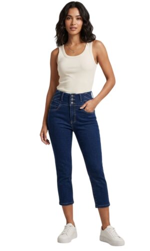 Pescador Mujer Capri Mezclilla 025962