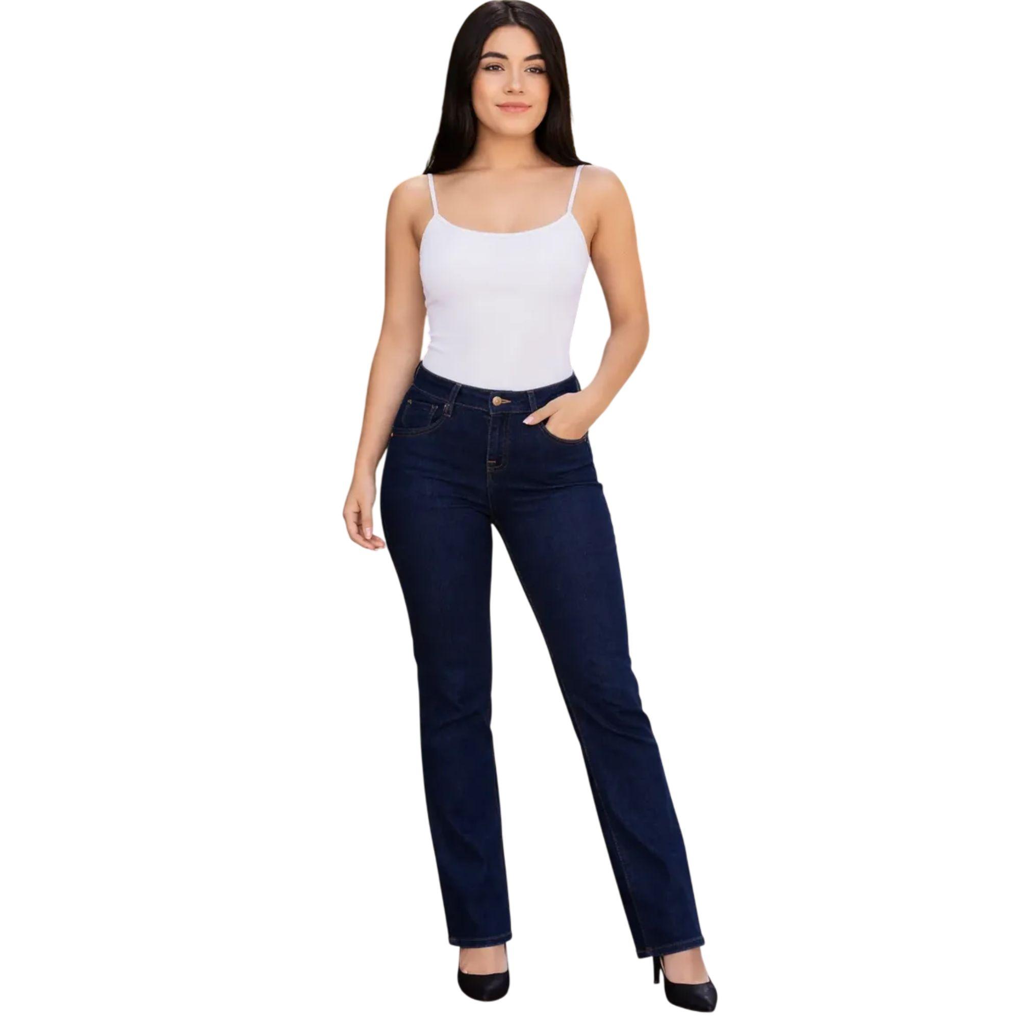 Pantalón Recto Mujer Magic Pomp Azul 026042