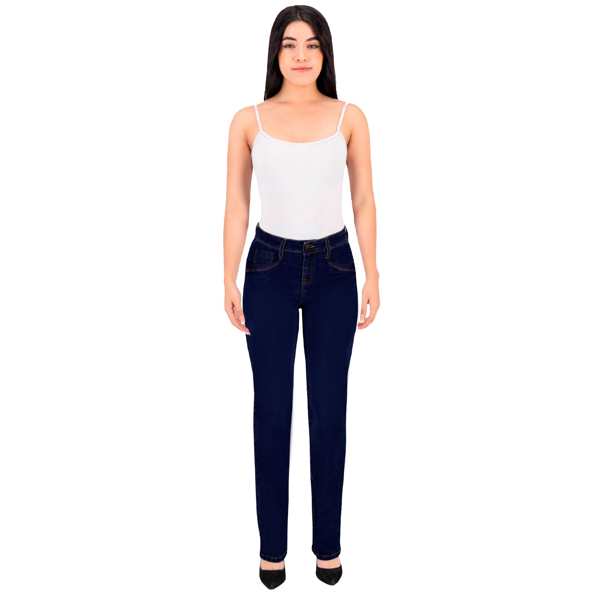Pantalón Recto Mujer Magic Pomp Azul 026042