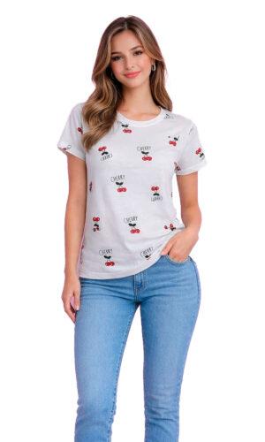 Playera Algodón Mujer G83163