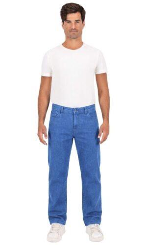 Pantalón Recto Hombre Mezclilla Azul 803702
