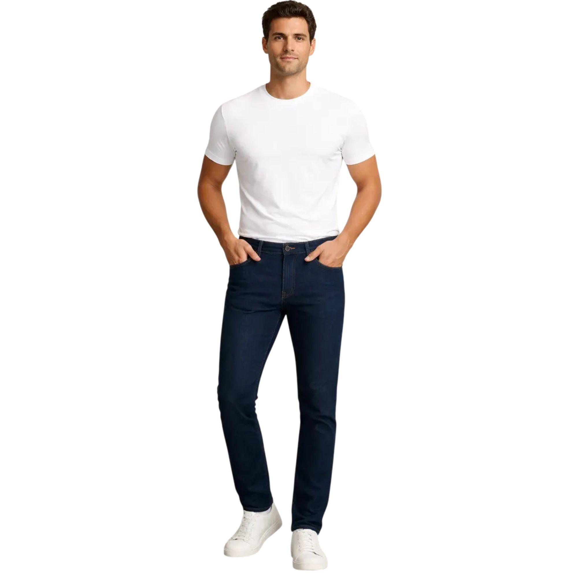Pantalón Slim Hombre Mezclilla 803726