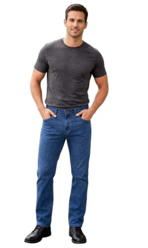 Pantalón Recto Hombre Mezclilla 803861