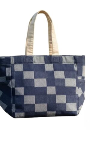 Bolsa Mezclilla Tote Denim Azul Oscuro 025940