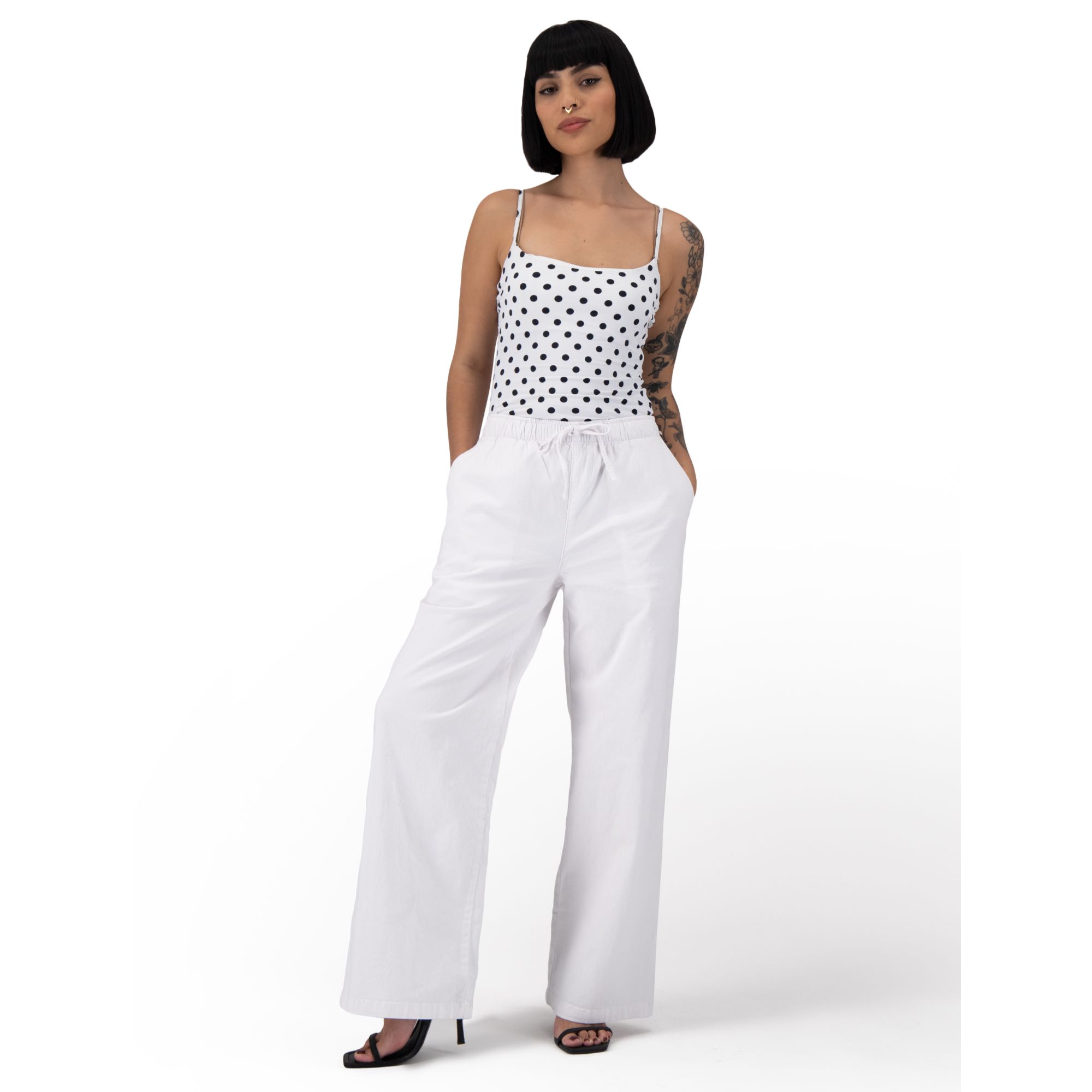 Pantalón Recto Mujer Gabardina 025941