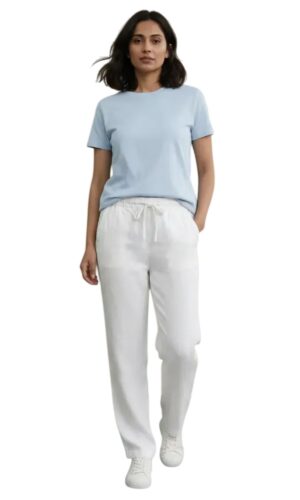 Pantalón Recto Mujer Gabardina 025941