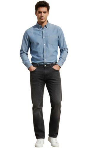 Pantalón Mezclilla Recto Hombre 803865