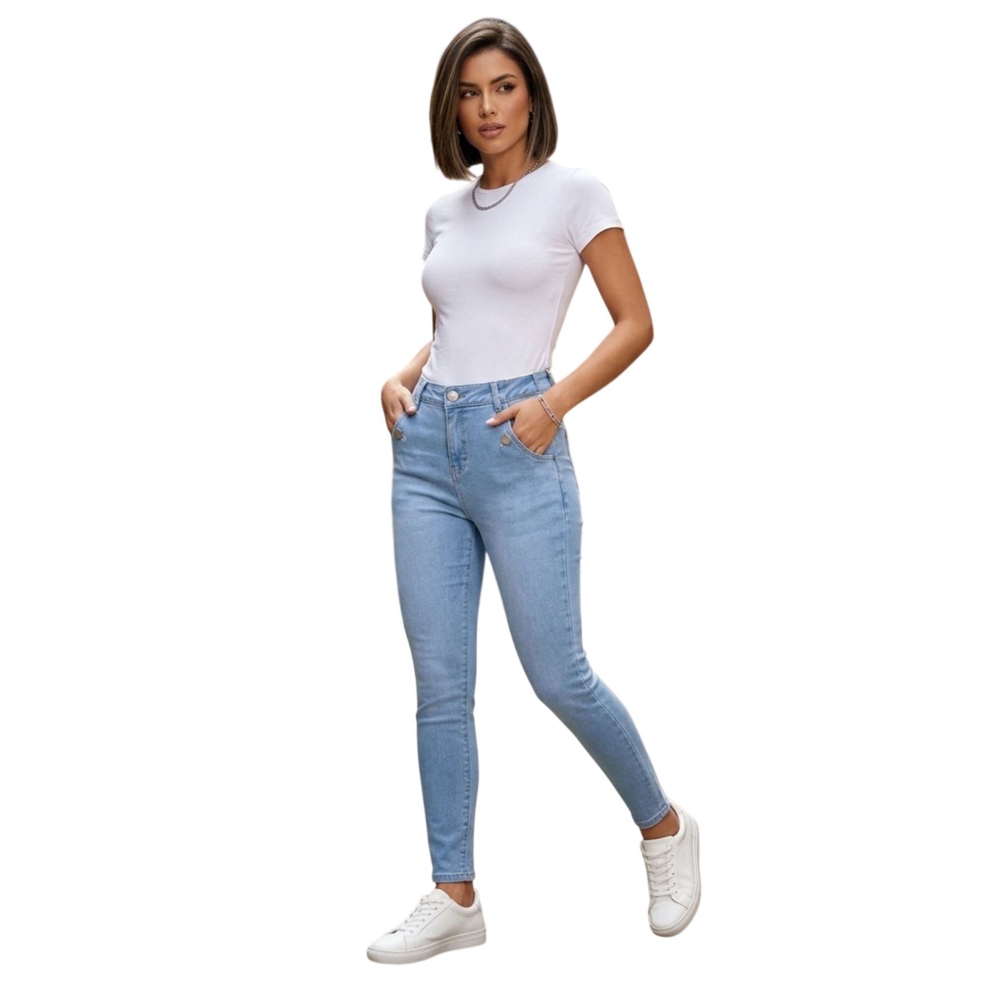 Pantalón Skinny Magic Pomp Mujer 026079