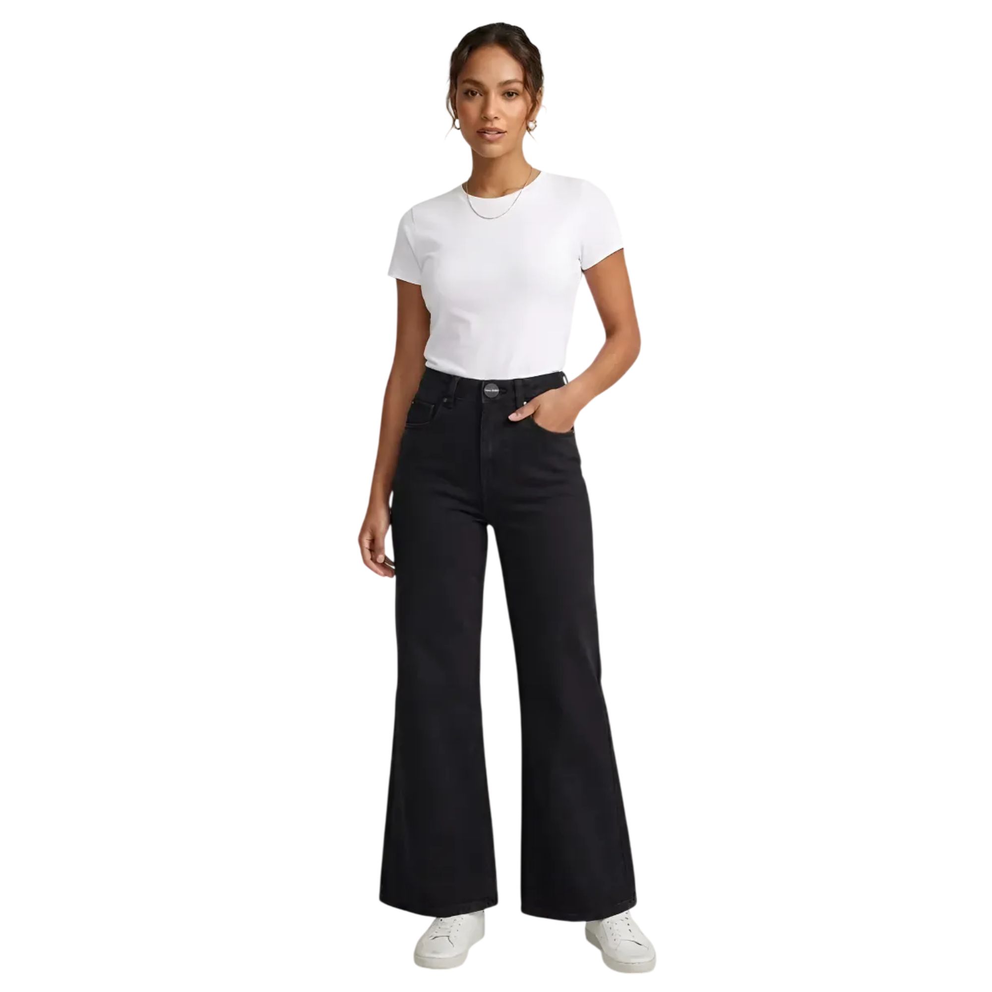 Pantalón Acampanado Mujer Mezclilla MY4002